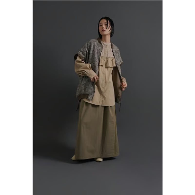 CYAN TOKYO】ネップツイードミリタリーウールベスト | selectshop kus