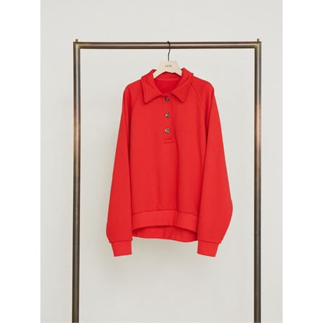 【YENN】POLO COLLAR SWEATSHIRT