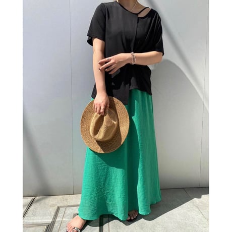 【ROSIEE】アシンメトリー2WAYデザイントップス