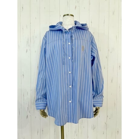 【L'ours Polaire et Bleu】フーディシャツ