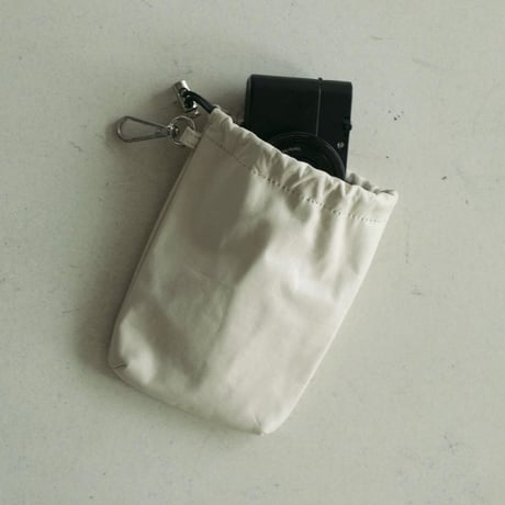 【anuke】Leather Mini Pouch　※納期11月下旬〜12月下旬