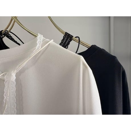 【MARGAUX VINTAGE】シアーロンTEE　カフスレース