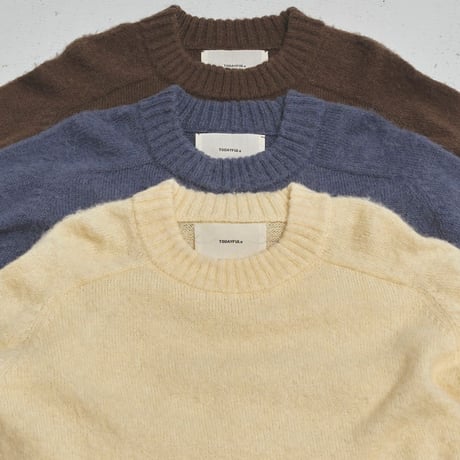 【TODAYFUL】Brashed Crewneck Knit　※納期11月中～12月中