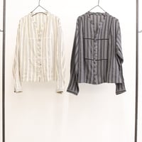 【LE MELANGE】ストライプブラウス