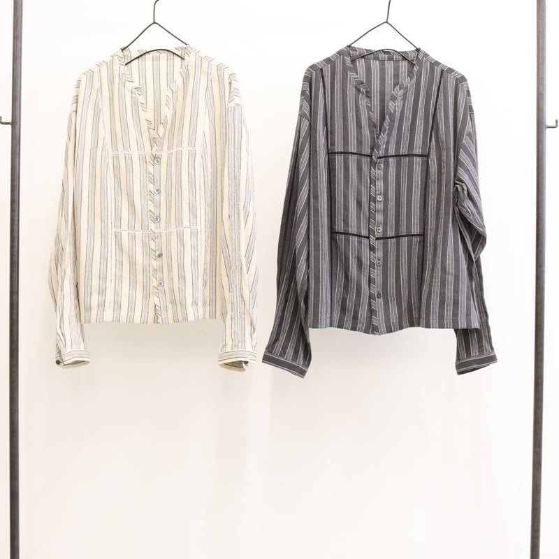 LE MELANGE】ストライプブラウス | selectshop kusukusu