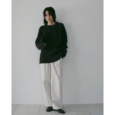 【anuke】Twill Loose Pants
