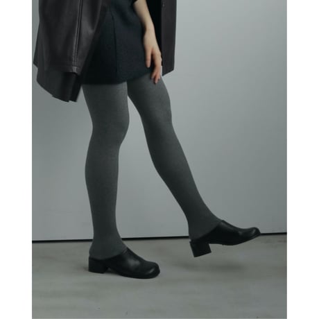 【anuke】Ecoleather Heel Slip-ons 納期：8/上〜9/上
