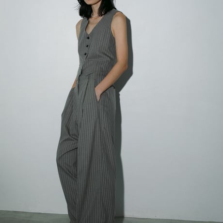 【anuke】Compact Cutoff Vest　※納期4月中旬〜5月中旬