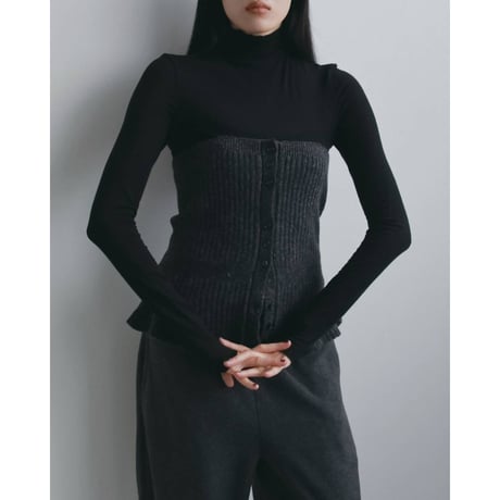【anuke】Wool 2way Bustier　※納期11月中旬～12月中旬