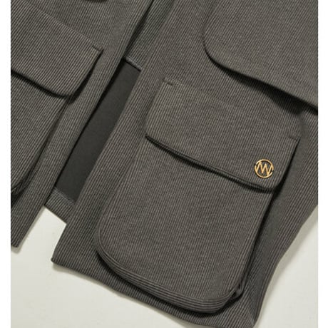 【YENN】FADED RIB VEST