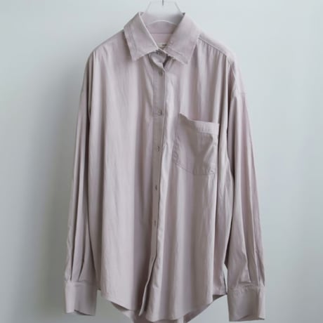 【anuke】 Chambray Over Shirts　※納期2月中旬〜3月中旬