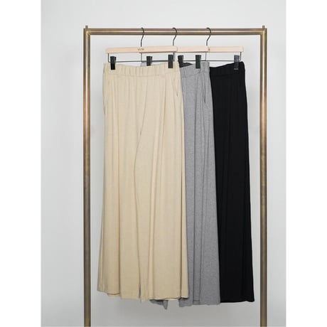 【YENN】BRUSHED JERSEY WIDE PT