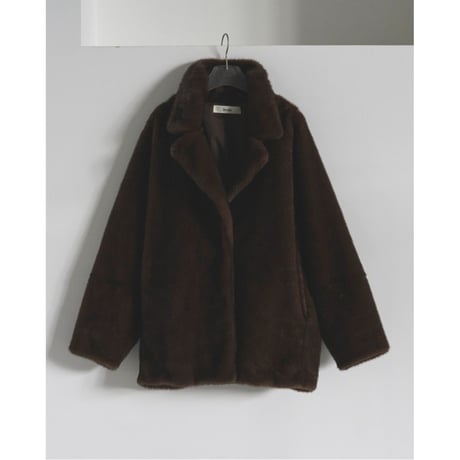 【anuke】Eco Minkfur Jacket※11月中～12月中