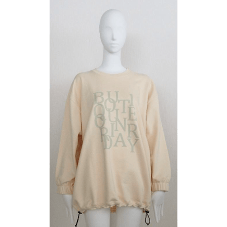 【Boutique Ordinary】Random Typo Pouch Sweatshirt