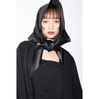 【MARGAUX VINTAGE】フェイクレザースカーフ