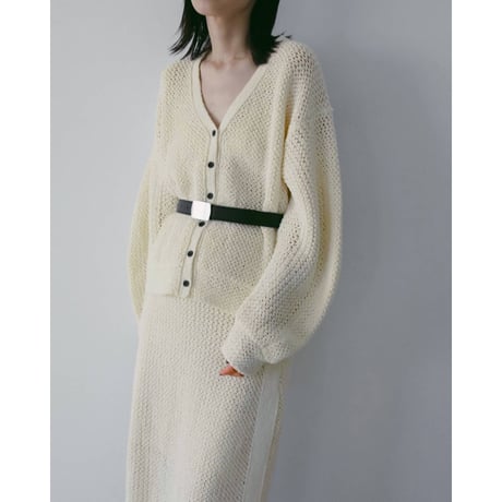 【anuke】Crochet Knit Skirt　※納期3月中旬～4月中旬