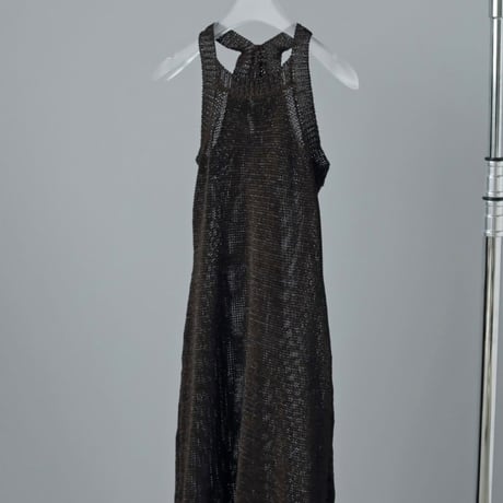 【anuke】Strawyarn Knit Onepiece　※納期4月下旬〜5月下旬