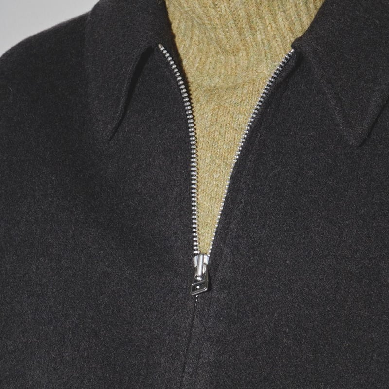 季節感冬Wool Zip Blouson todayful グレー 36 - ジャンパー/ブルゾン