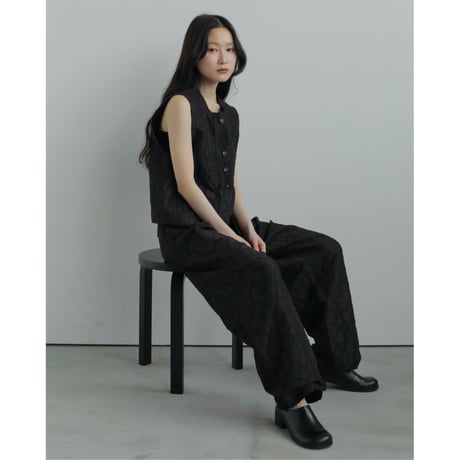 【anuke】Leopard Jacquard Pants※9月中～10月中