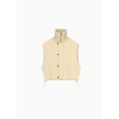 【Hella】WOOL HIGHNECK VEST