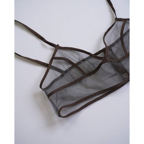 【anuke】Bicolor Tulle Bratop　※納期3月下旬～4月下旬