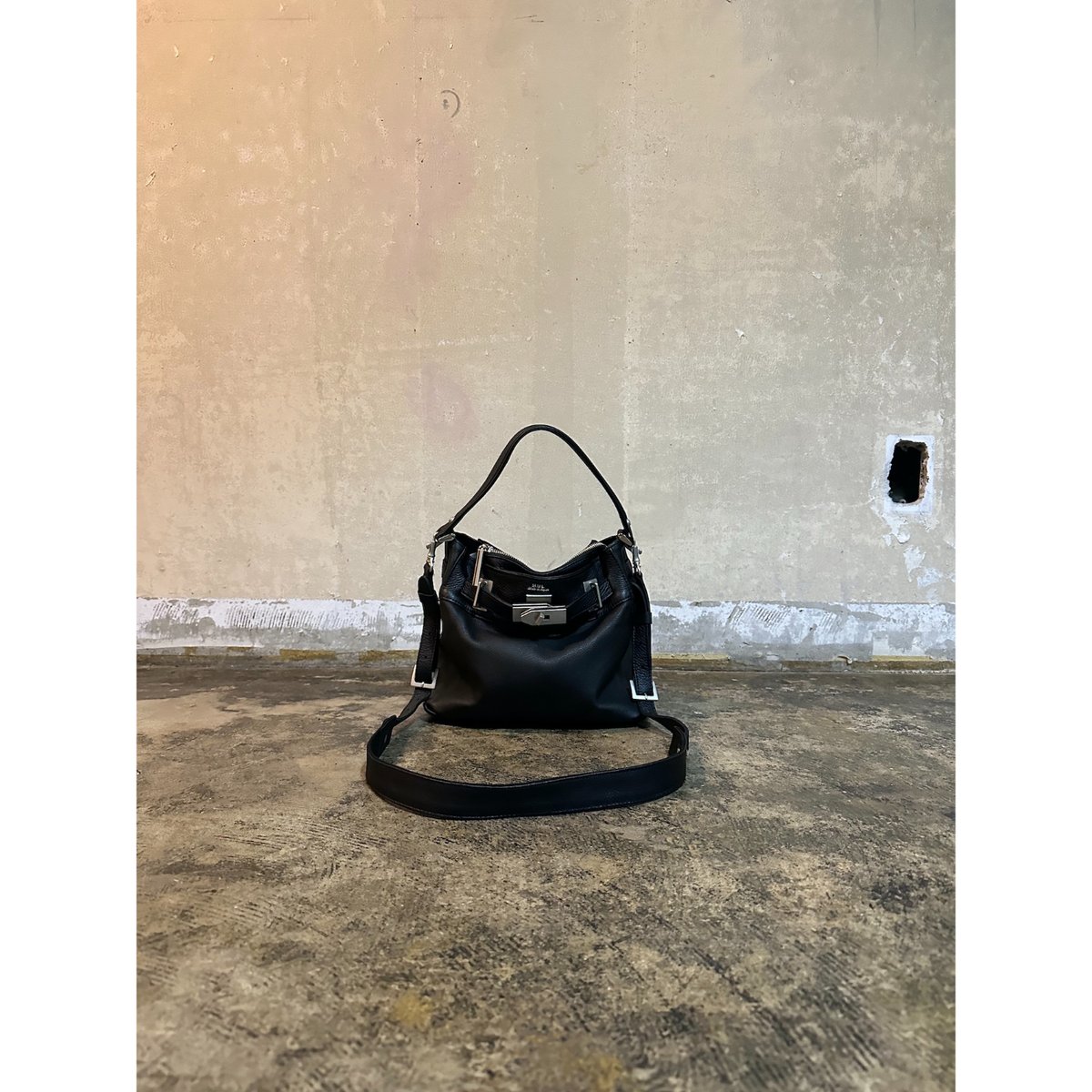 M.U.L. ワンハンドル2wayショルダーS ブラック ショルダーバッグ M.U.L. ワンハンドル2wayショルダーS ブラック ショルダーバッグ