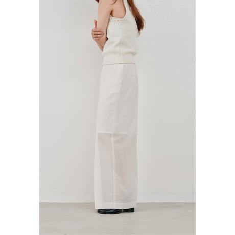 【Hella】sheer pencil skirt　※納期6月中旬〜7月中旬