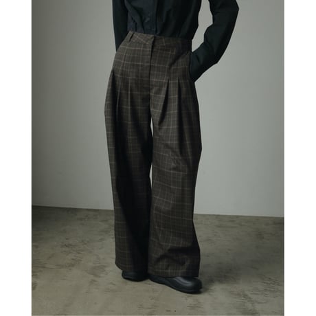 【ànuke】3tuck Wide Pants