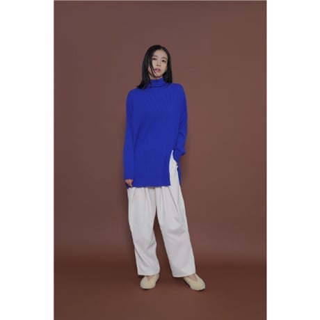 【CYAN TOKYO】アシメスリットオーバータートル