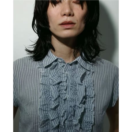 【anuke】Sleeveless Frill Blouse  ＊