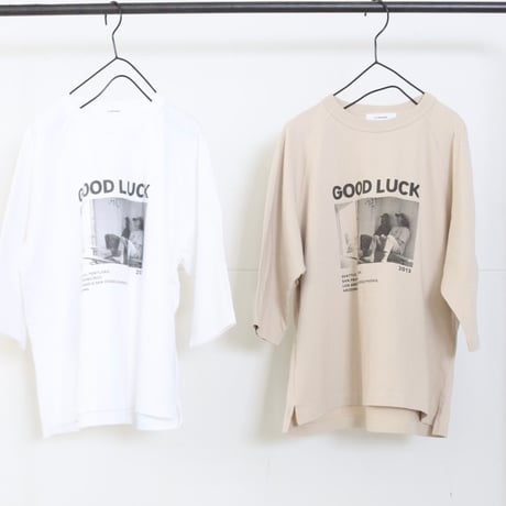【LE MELANGE】7分袖ラグランTee