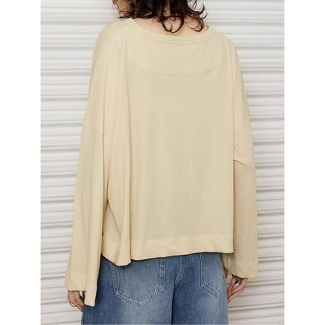 【YENN】WIDE SLEEVE LONG TEE