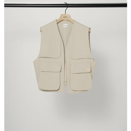 【YENN】FADED RIB VEST
