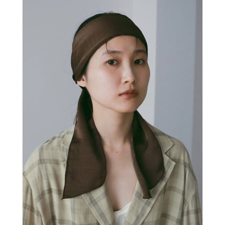 【anuke】Satin Hair Turban　※納期5月中旬～6月中旬