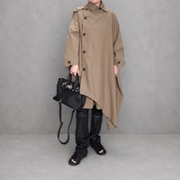 【M.U.L.】ASYMMETRY CAPE COAT　MULW-2036