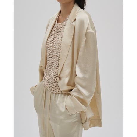 【TODAYFUL】Satin Over Jacket　※納期3月中旬〜4月中旬