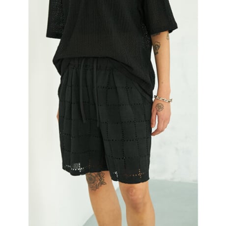 【YENN】 LACE BERMUDA PT