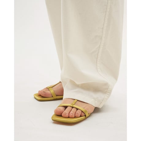 【TODAYFUL】Satin Strap Sandals　※納期 5月中旬〜6月中旬