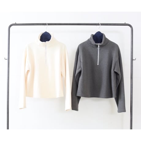 【LE MELANGE】ハーフジップPO