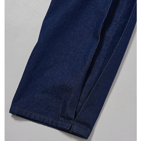 【YENN】SIDE PLEATED DENIM