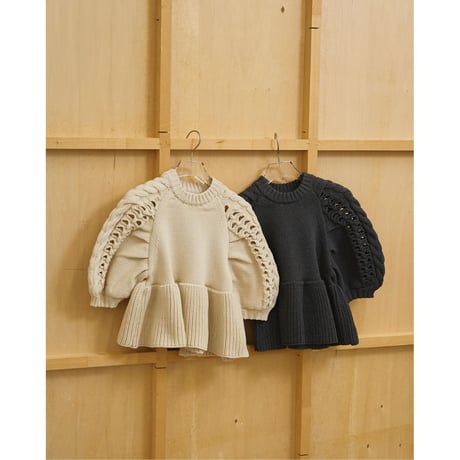 【TODAYFUL】Puffsleeve Knit Tops　※納期3月中旬〜4月中旬