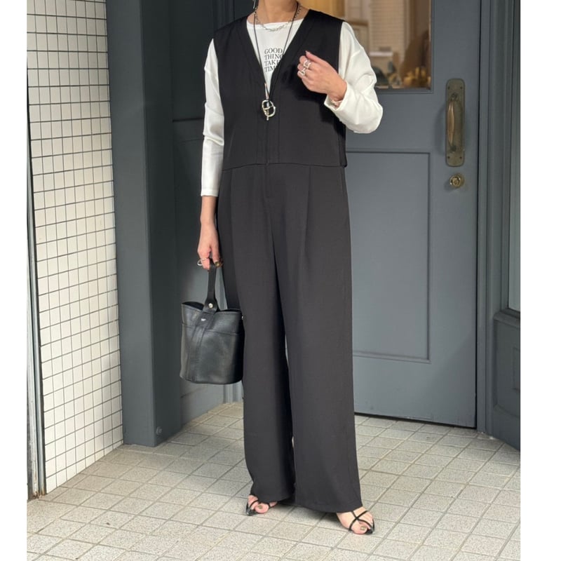 kusukusuオリジナル】バックチュールサロペット | selectshop