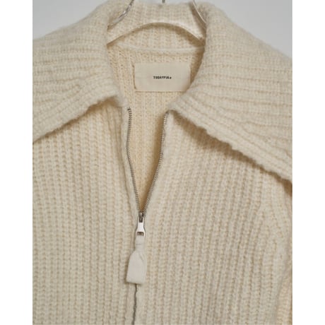 【TODAYFUL】Square Collar Cardigan　※納期11月中～12月中
