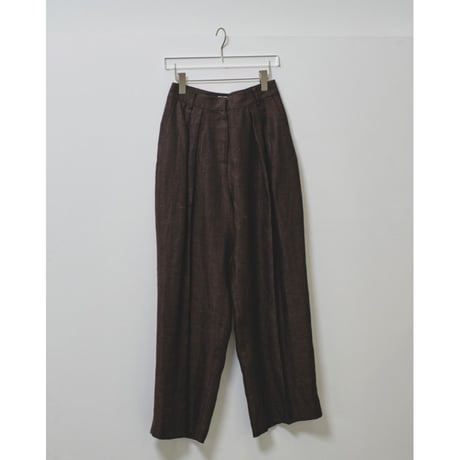【TODAYFUL】Tuck Linen Trousers  ※納期3/上～4/上