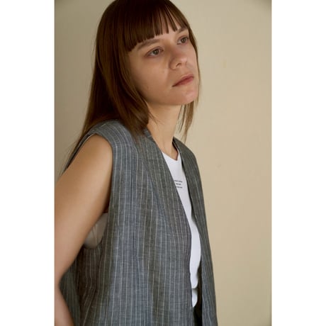 【Boutique Ordinary】Sleeveless Double Jacket