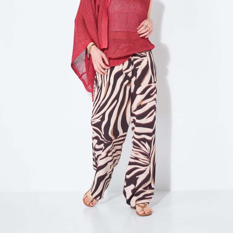 CHIGNON】ﾘｿﾞｰﾄ柄ｲｰｼﾞｰPT | selectshop kusukusu 