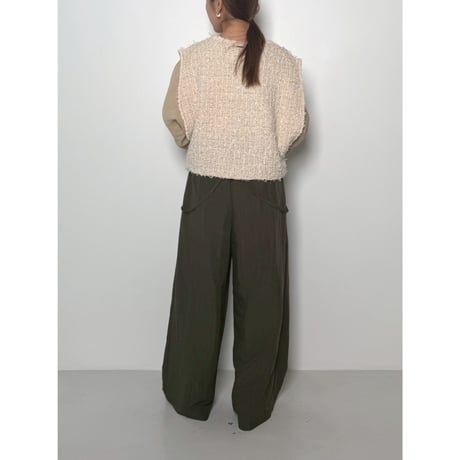 【CHIGNON】ﾂｲｰﾄﾞﾗｲｸﾆｯﾄﾍﾞｽﾄ　納期：12月中旬～1月中旬