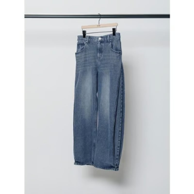 YENN】SIDE PLEATED DENIMPT ※予約 | selectshop kus