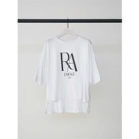 【CHIGNON】"RA"ﾌﾟﾘﾝﾄTEE