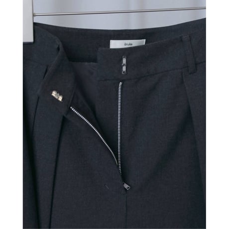 【anuke】Tuck Wide Pants